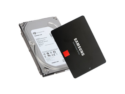 SSD disky a pevný disk (HDD)